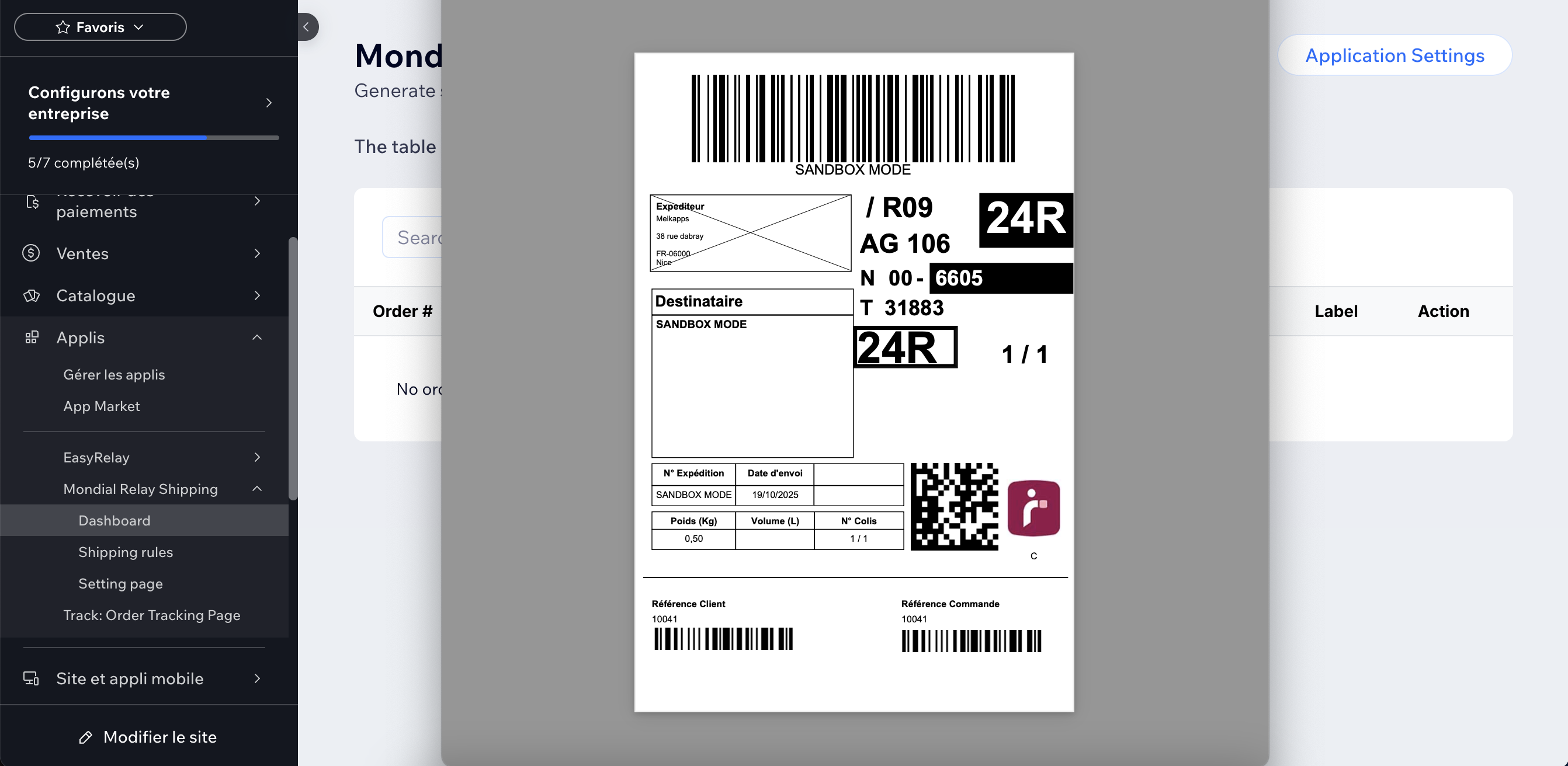 Select pickup point during checkout